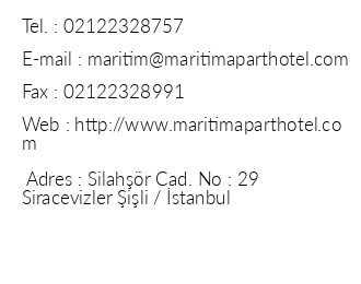 Maritim Apart Hotel iletiim bilgileri